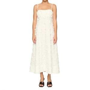 NEW CLEA tahlia midi dress in off white